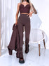 TERMO leggings "CLIMB" LM88212 - CHOCO